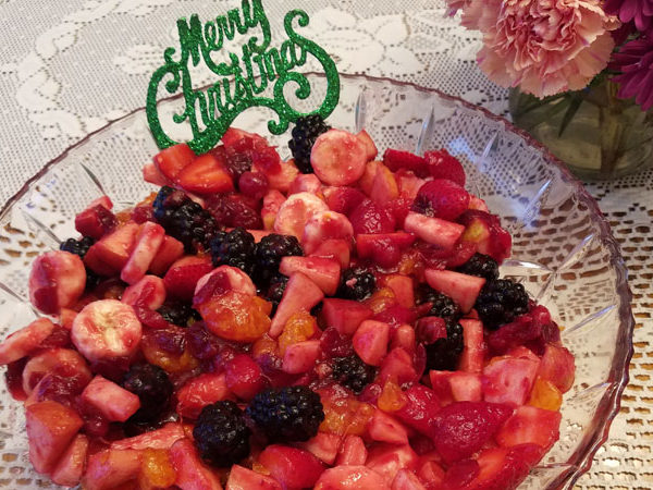 Festive Cranberry Fruit Salad