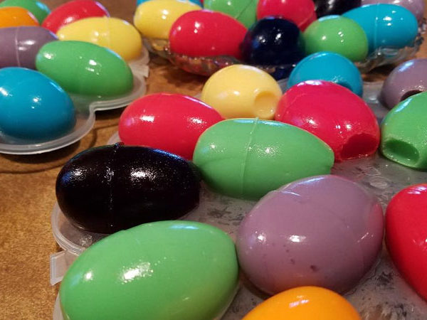 Jell-O Eggs for Next Easter